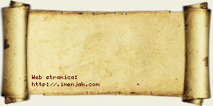 Hana Nedić vizit kartica